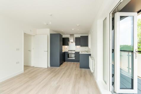 Double doors lead to the balcony