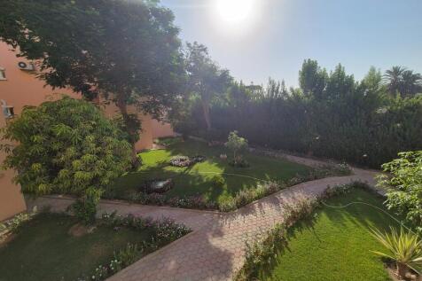 mature garden view