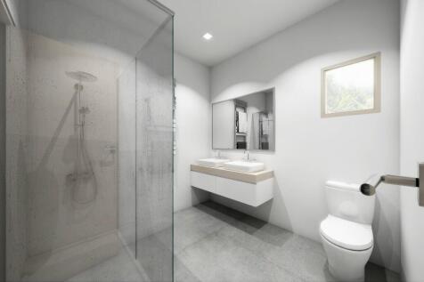 modern shower