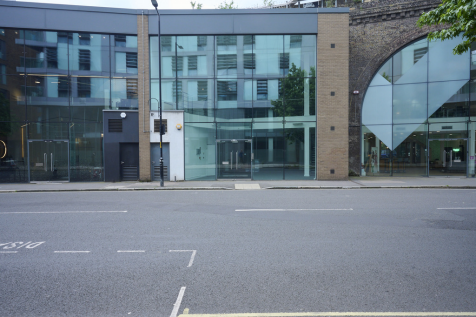 The front of an arch.