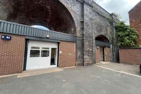 The front of an arch.