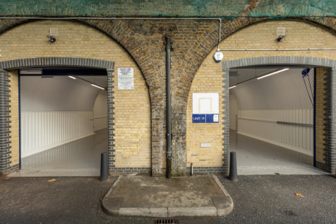 The front of an arch.