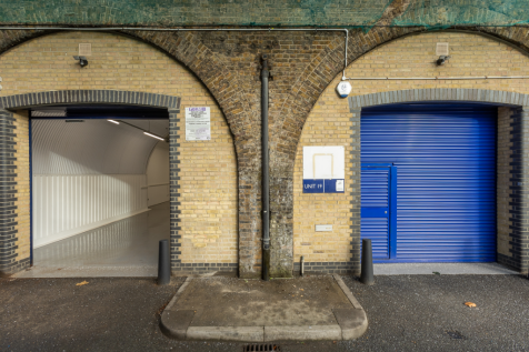 The front of an arch.