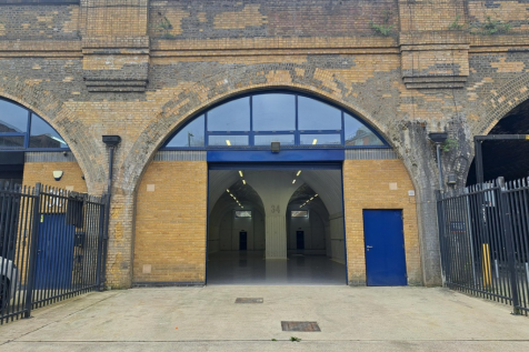 The front of an arch.
