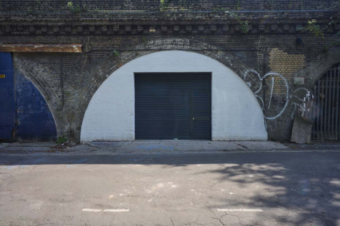 The front of an arch.