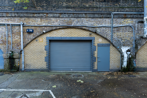 The front of an arch.