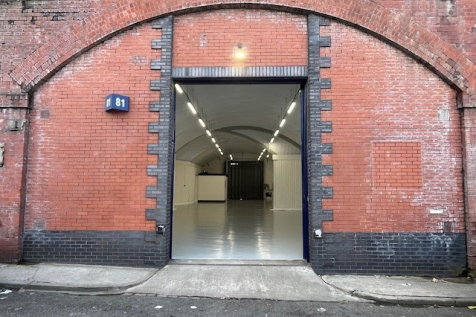 The front of an arch.