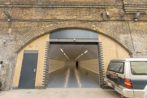 The front of an arch.
