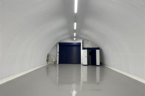 The front of an arch.