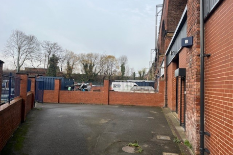 The front of an arch.