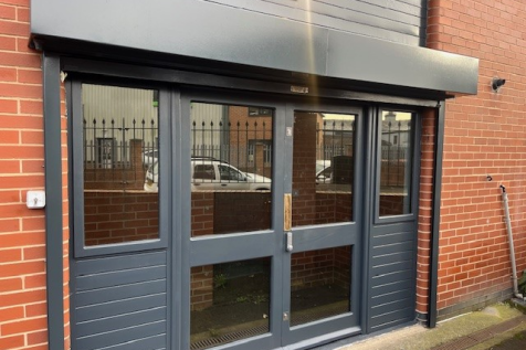 The front of an arch.