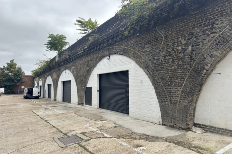 The front of an arch.