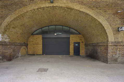 The front of an arch.