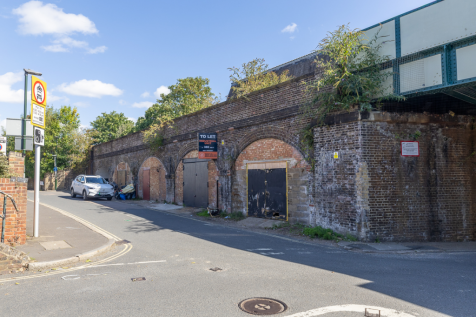 The front of multiple arches