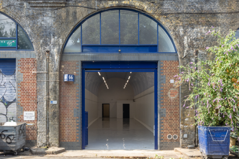 The front of an arch.