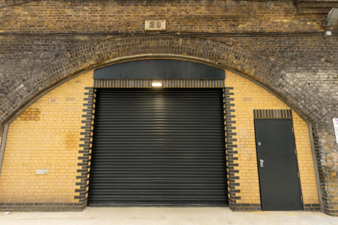 The front of an arch.