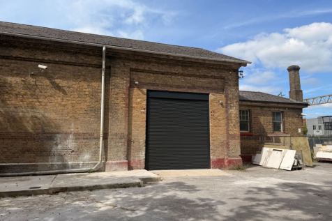 The front of an arch.