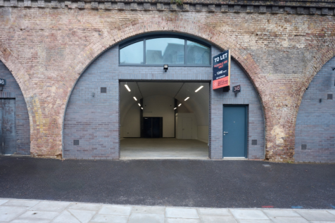 The front of an arch.