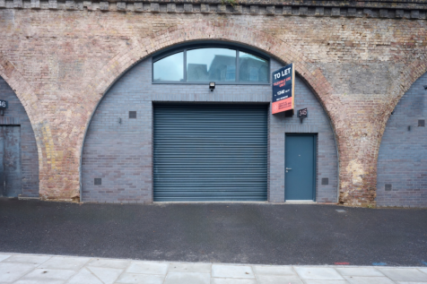 The front of an arch.