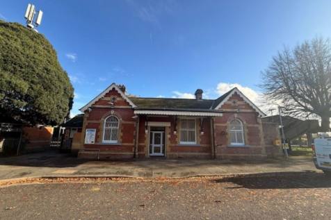 The front of an arch.