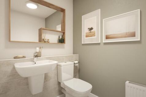 Spacious and convenient downstairs toilet