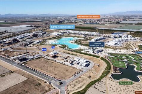 dronebilde mot mar menor golf resort