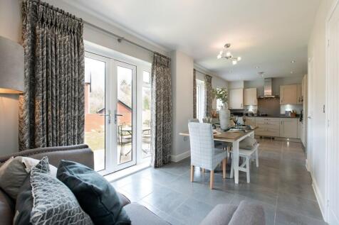 The spacious kitchen diner will accommodate large family events