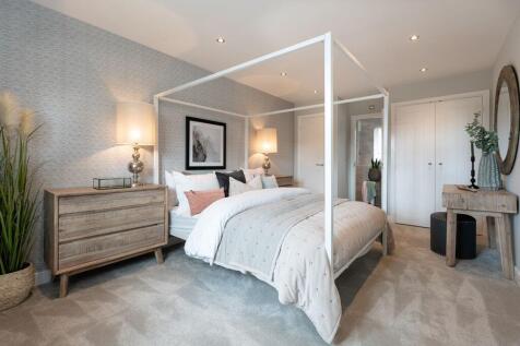 The main bedroom has built in wardrobes