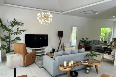 TV and sofa 