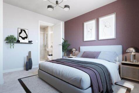 A light-filled and idyllic main bedroom