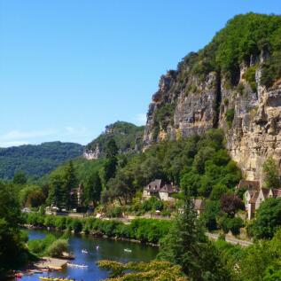  Perched above river