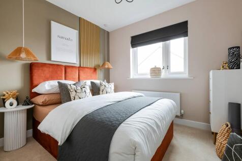 Bedroom 2 easily accommodates a double bed