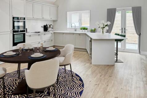CGI show home kitchen