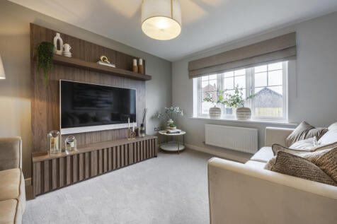 Indicative Living Room, Contemporary Modern Decoration