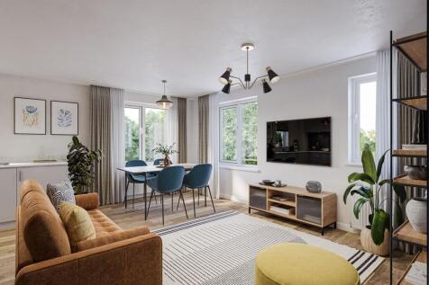 An open-plan lounge/dining space is perfect for socialising with friends