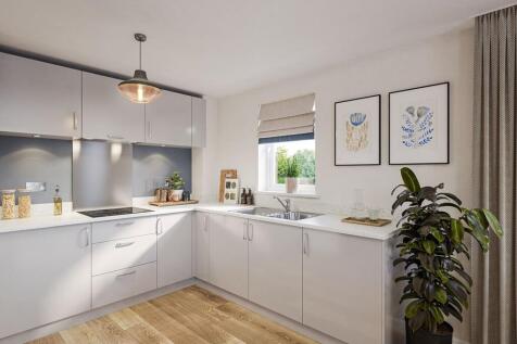 The kitchen includes all integrated appliances