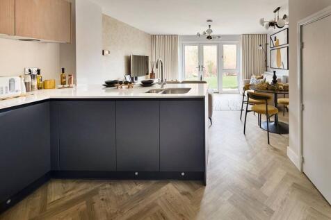 The ground floor features open plan living