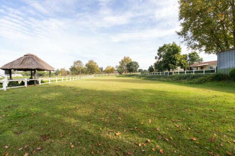 Smaller grass warm up arena