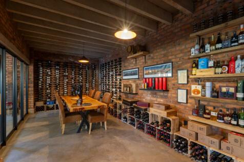 Gorgeous wine cellar
