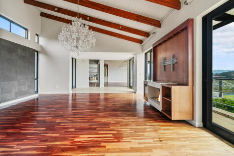 Looking from the lounge into the dining room