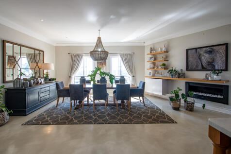 Large open plan formal dining room