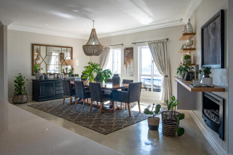 Large open plan formal dining room