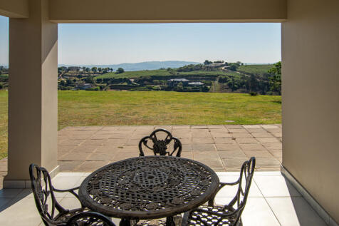Undercover patio with amazing views