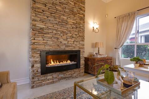 Formal lounge with fireplace