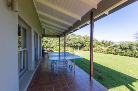 Open patio - perfect for a game of table tennis