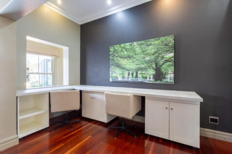 Perfect study space in second living room
