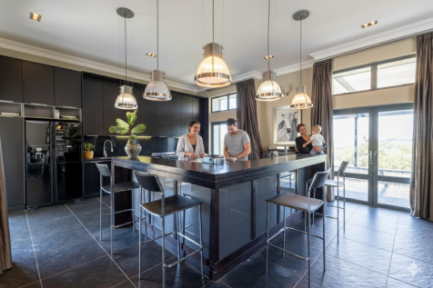 Modern friendly kitchen perfects for families