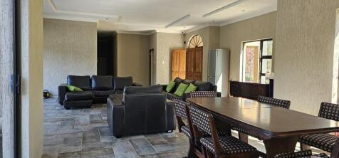 One of the lounges and dining room