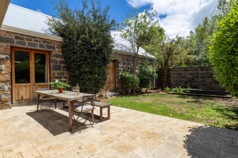 Central open courtyard with doors from all living spaces