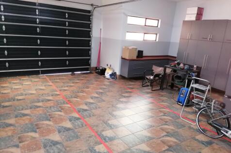 First double Garage inside